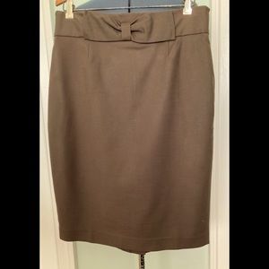 Pencil Skirt with Bow.       ADRIENNE VITTADINI